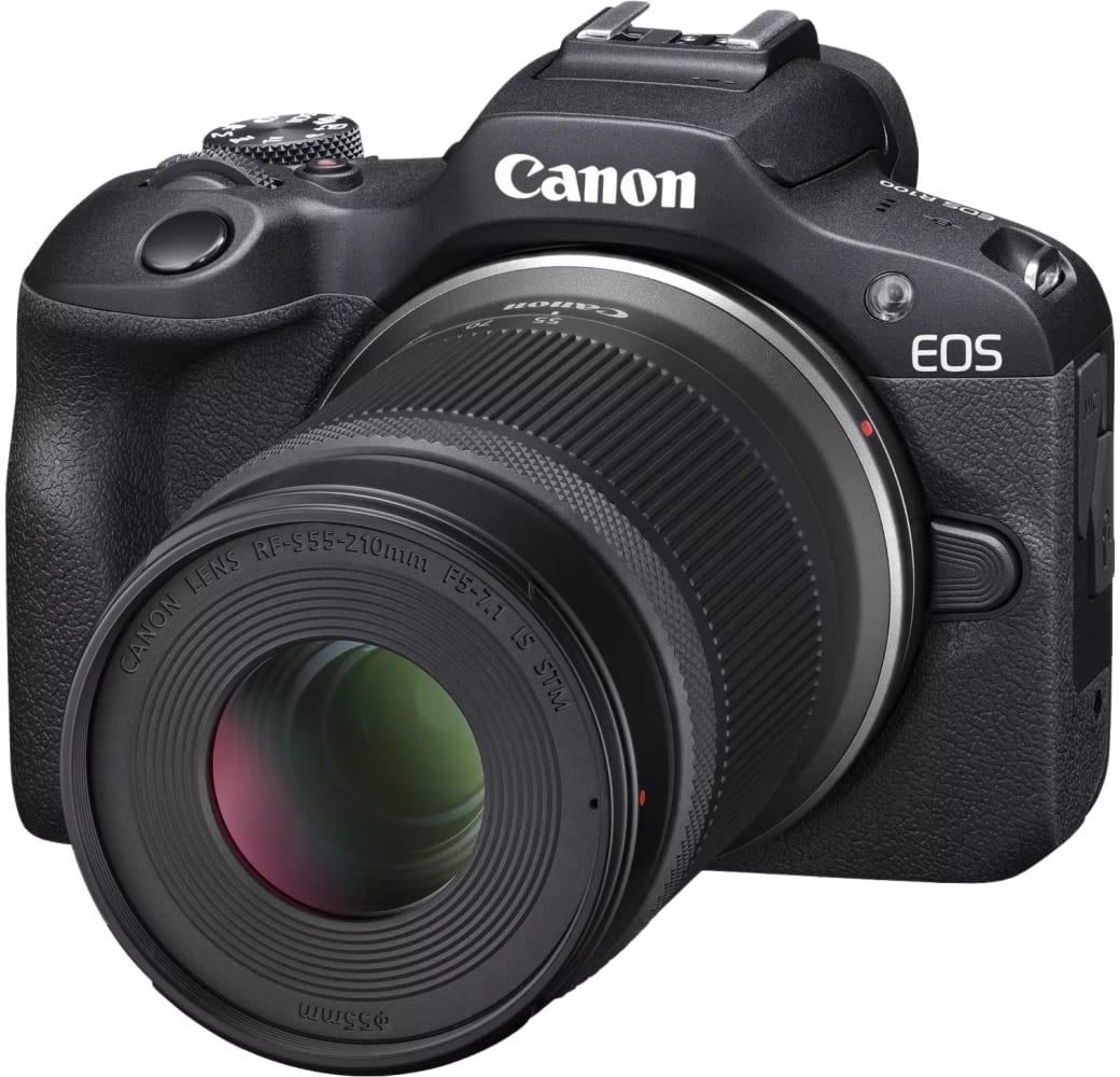 Canon EOS R100 Systemkamera, mit Objektiv RF-S 18-45mm f/4.5-6.3 IS STM + RF-S 55-210mm f/5-7.1 IS STM.2