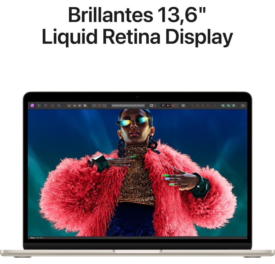 Starlight Apple MacBook Air 13" Laptop - Apple M3 - 8GB - 256GB SSD - Apple Integrated 8-core GPU - German (QWERTZ).4