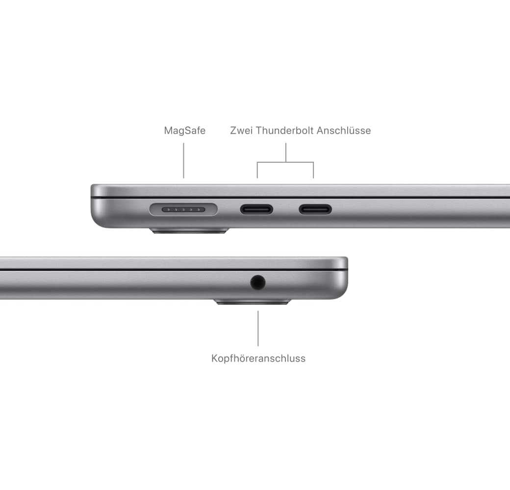 Weltraum grau MacBook Air 13" - Apple M3 Chip 8GB Memory 512GB SSD - Integrated 10-core GPU.5