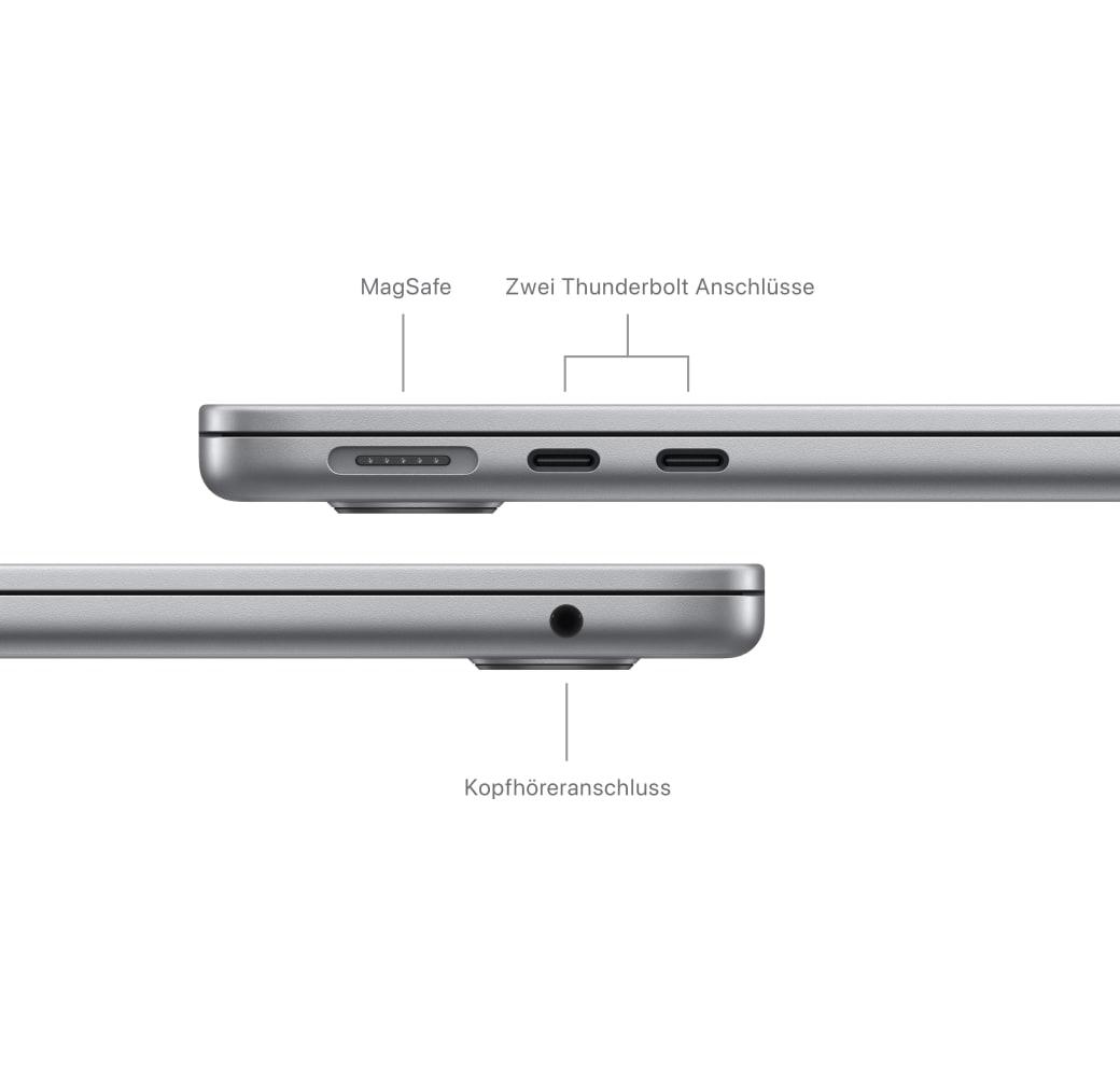 Space Grey MacBook Air 13" - Apple M3 Chip 16GB Memory 512GB SSD - Integrated 10-core GPU.5