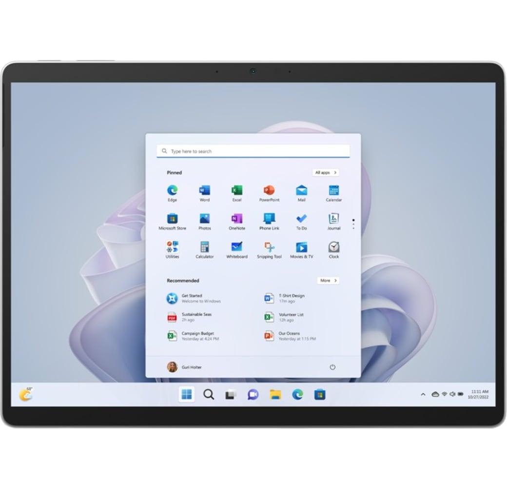 Platinum Microsoft Surface Pro 9 13" Laptop - Intel® Core™ i7-1255U - 16GB - 256GB SSD - Intel® Iris® Xe Graphics.2