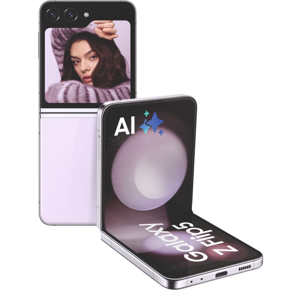 Lavender Samsung Galaxy Z Flip5 5G Smartphone - 256GB - Dual SIM.1