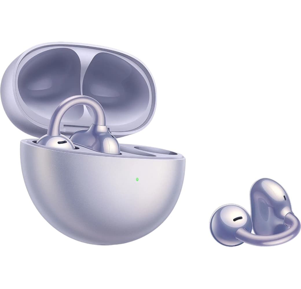 Lila Huawei FreeClip Headphones.3