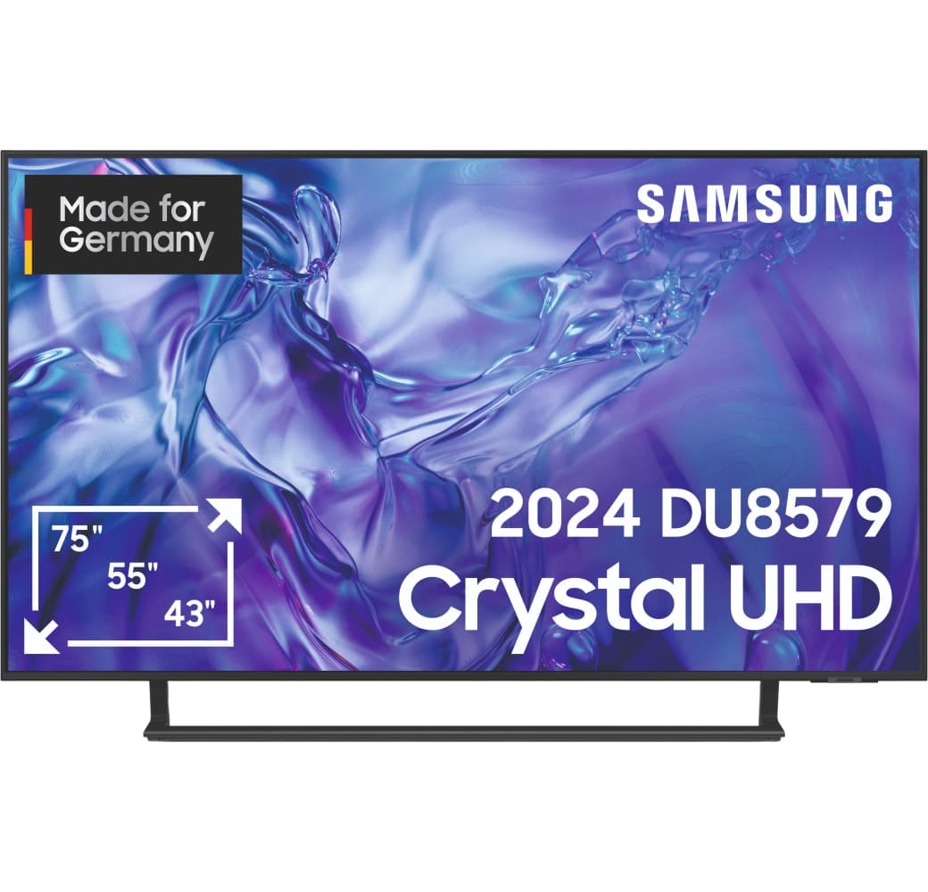 Zwart Samsung GU65DU8579UXZG - TV 65" Crystal UHD 4K.1