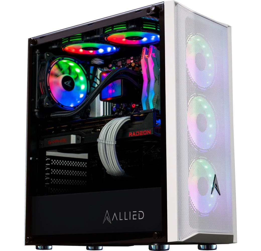 Gloss White Allied Patriot Gaming Desktop - AMD Ryzen™ 7 7800X3D - 32GB - 2TB - NVIDIA® GeForce RTX 4090 24GB.1