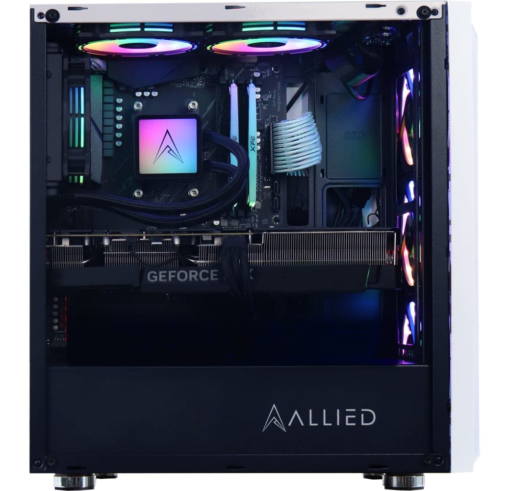 Gloss White Allied Patriot Gaming Desktop - AMD Ryzen™ 7 7800X3D - 32GB - 2TB - NVIDIA® GeForce RTX 4090 24GB.5