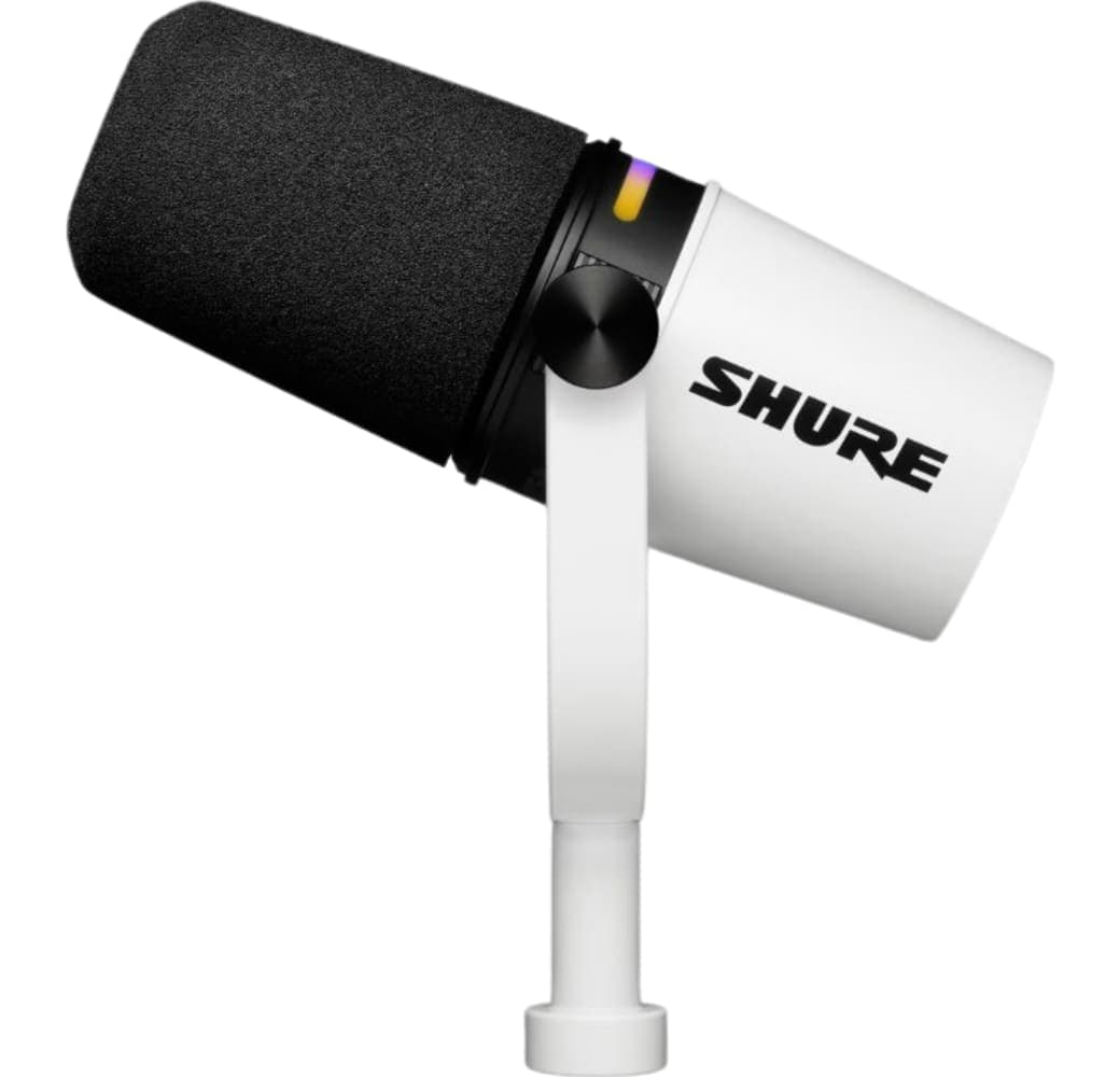 Weiß Shure MV7+ Podcast Microphone.2