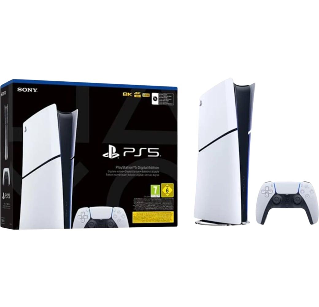 White Sony PlayStation 5 Slim Digital Console.5