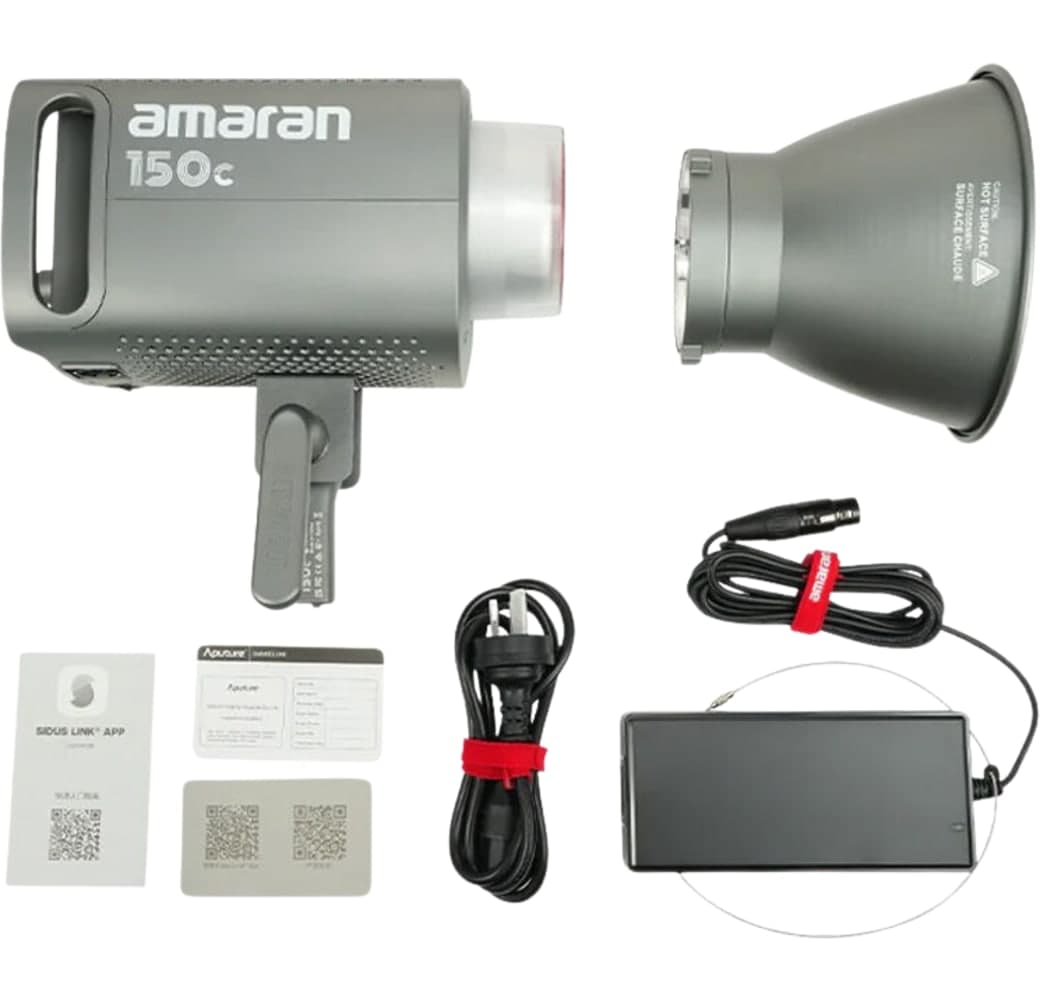Black Aputure Amaran 150c RGB LED Monolight.4