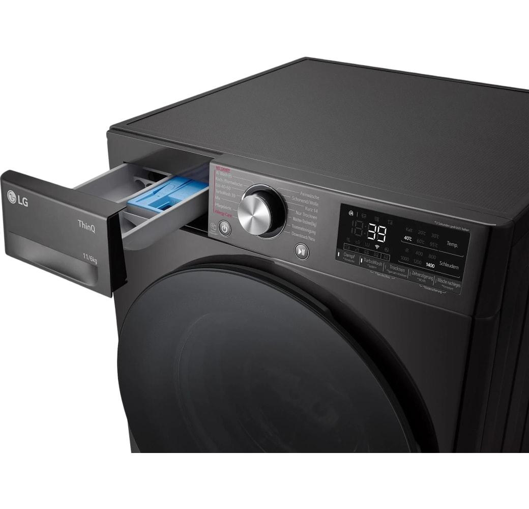Black LG W4WR70E6YB Washer Dryer.4