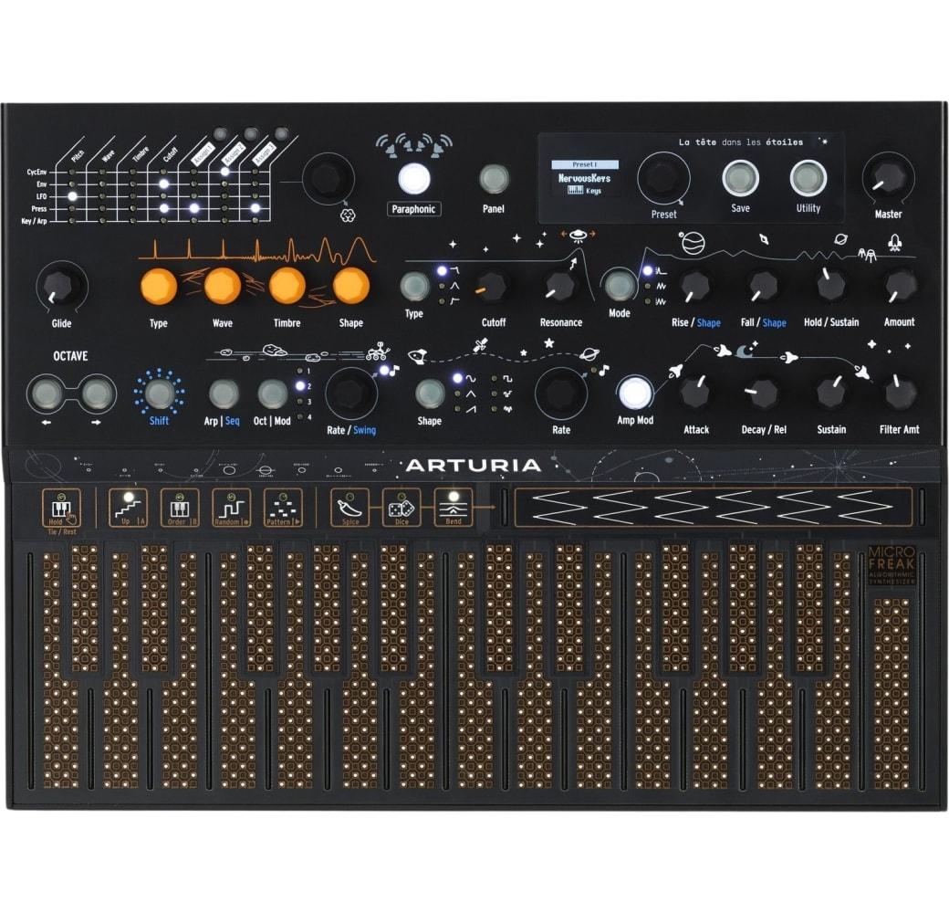 Black Arturia Microfreak Stellar Special Edition Synthesizer.1