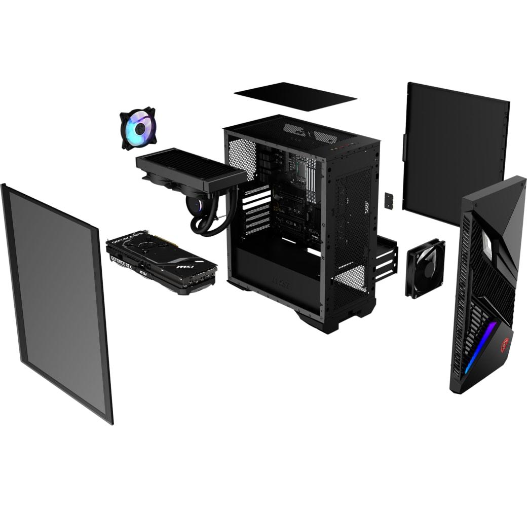 Schwarz MSI MPG Infinite X2 14NUF7-420AT Gaming Desktop - Intel® Core™ i7-14700KF - 32GB - 1TB SSD - MSI GeForce® RTX 4070 Ti.6
