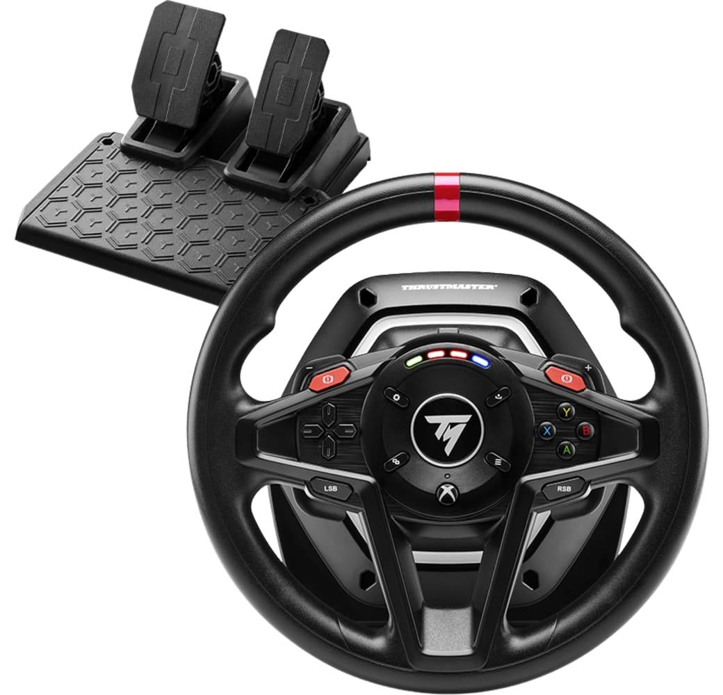 Black Thrustmaster T-128X Racing Steering Wheel.4