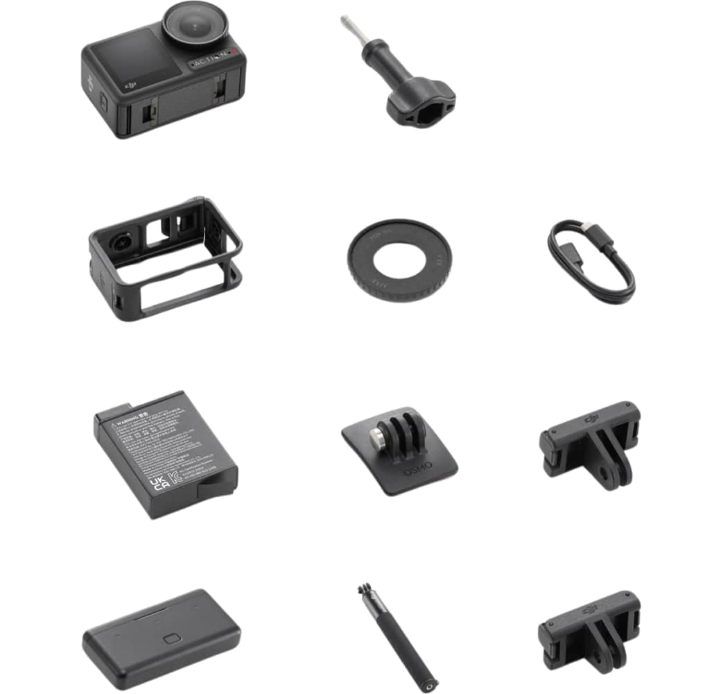 Negro DJI Osmo Action 4 Adventure Combo.4