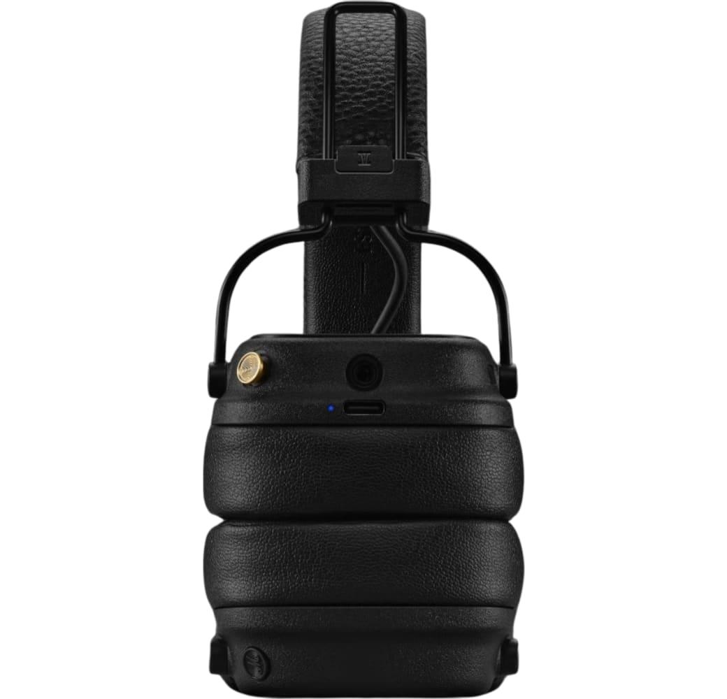 Black Marshall Major V On-ear Bluetooth Headphones.3
