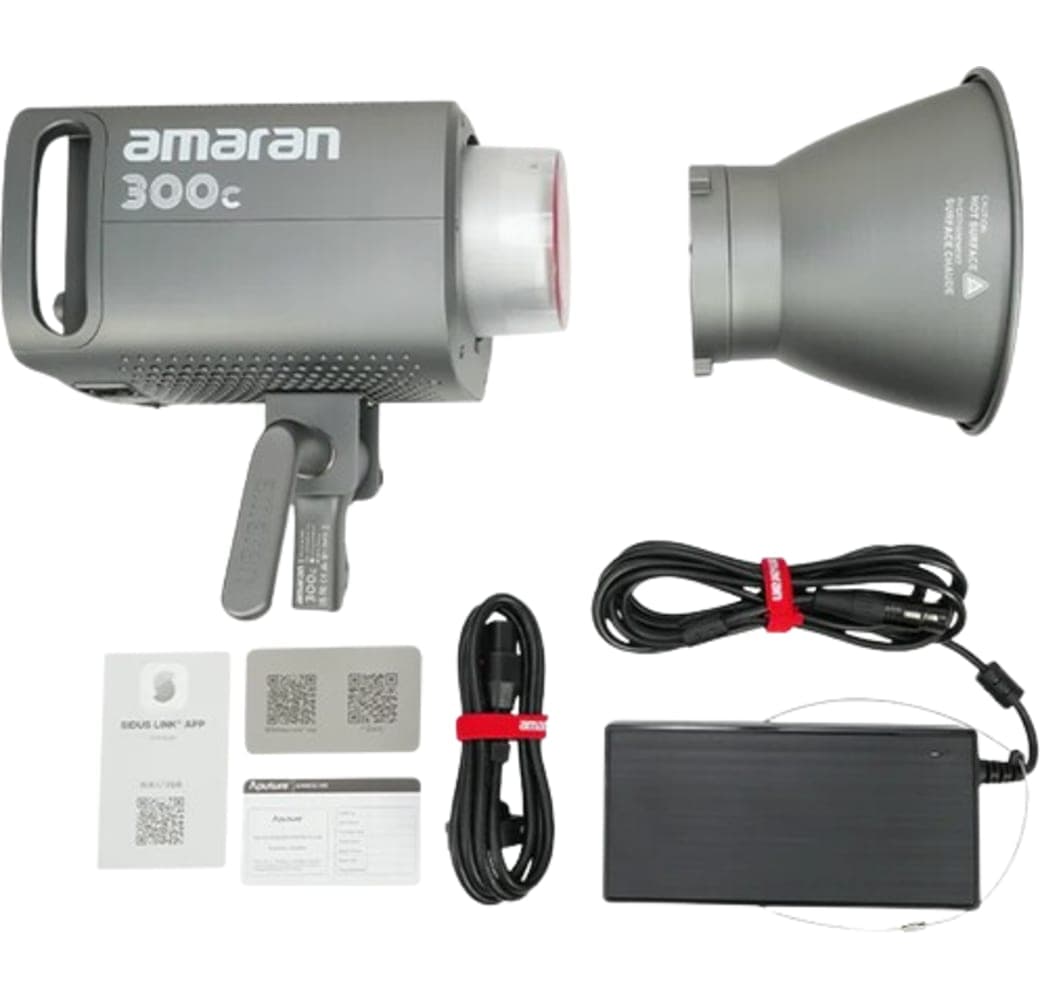 Black Aputure Amaran 300c RGB LED Monolight.5