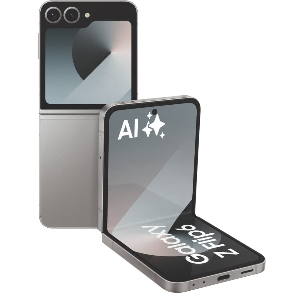 Silver Samsung Galaxy Z Flip6 Smartphone - 256GB - Dual SIM.1