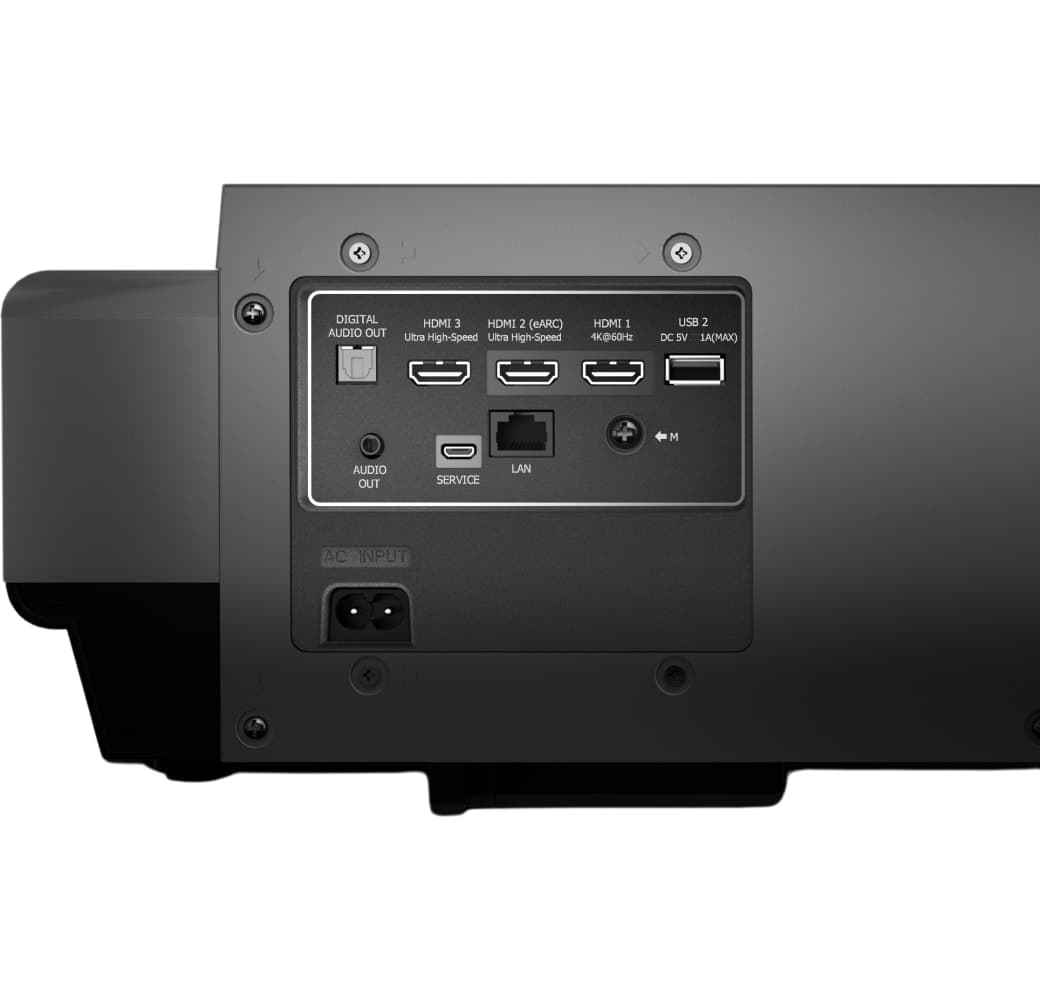 Black Hisense PX2-PRO Projector - 4K.8