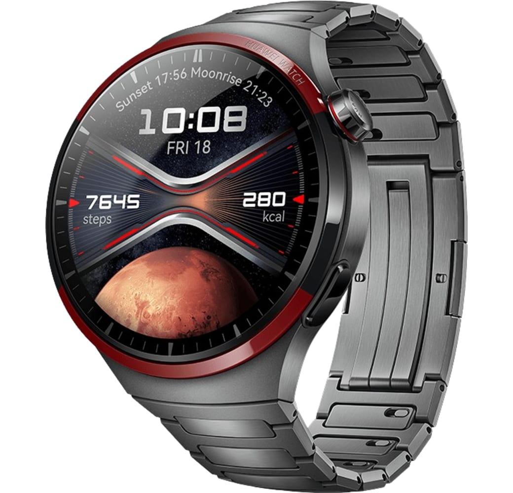 Dark Gray Huawei Watch Watch4 Pro Smartwatch, Titanium Case, 46mm.1