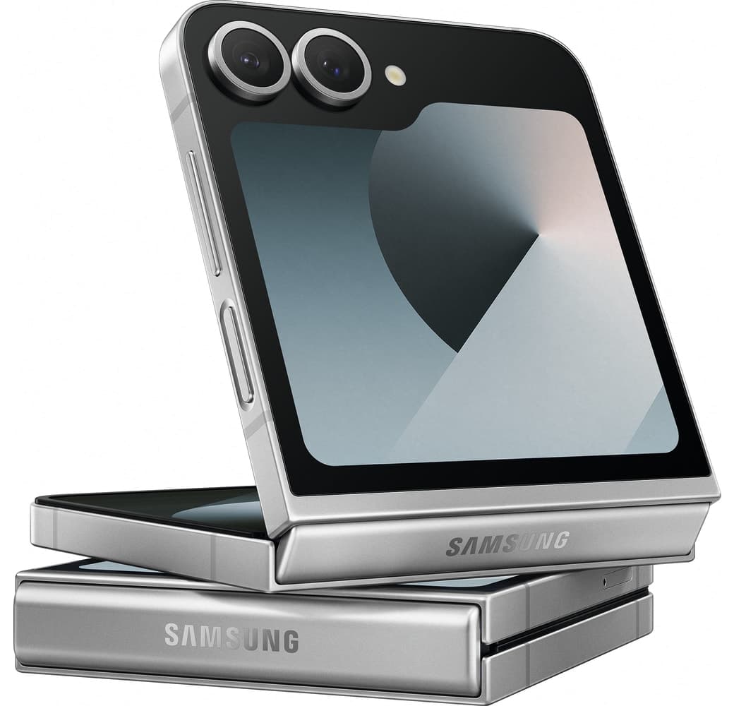 Silver Samsung Galaxy Z Flip6 Smartphone - 256GB - Dual SIM.2