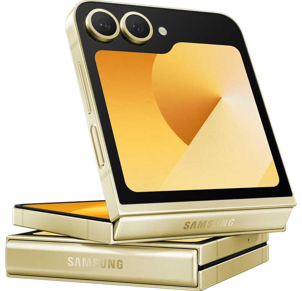 Yellow Samsung Galaxy Z Flip6 Smartphone - 256GB - Dual SIM.2