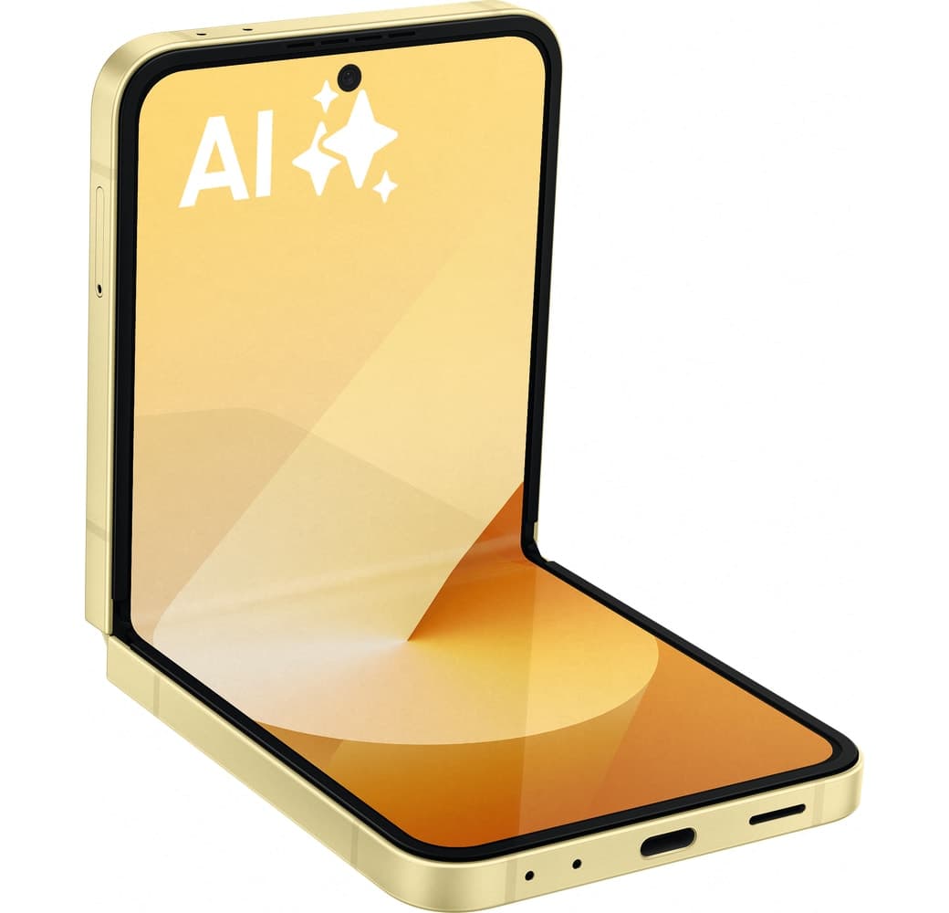 Yellow Samsung Galaxy Z Flip6 Smartphone - 256GB - Dual SIM.4