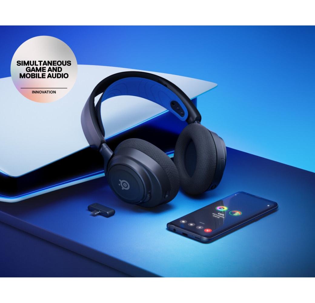 Zwart Steeleries arctis nova 7p over-ear gaming hoofdtelefoon.6