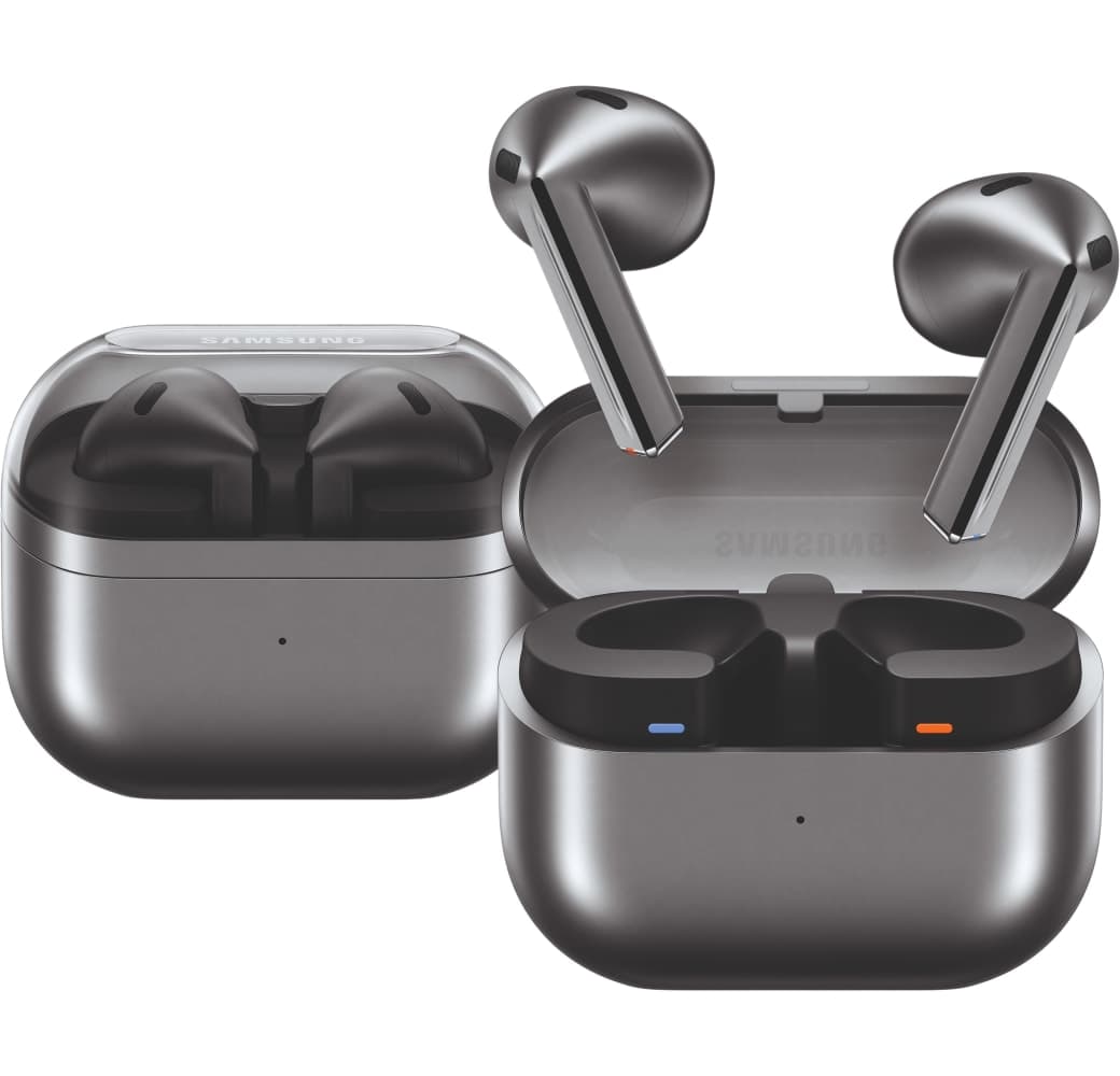 Silver Samsung Galaxy Buds3 In-ear Bluetooth Headphones.1