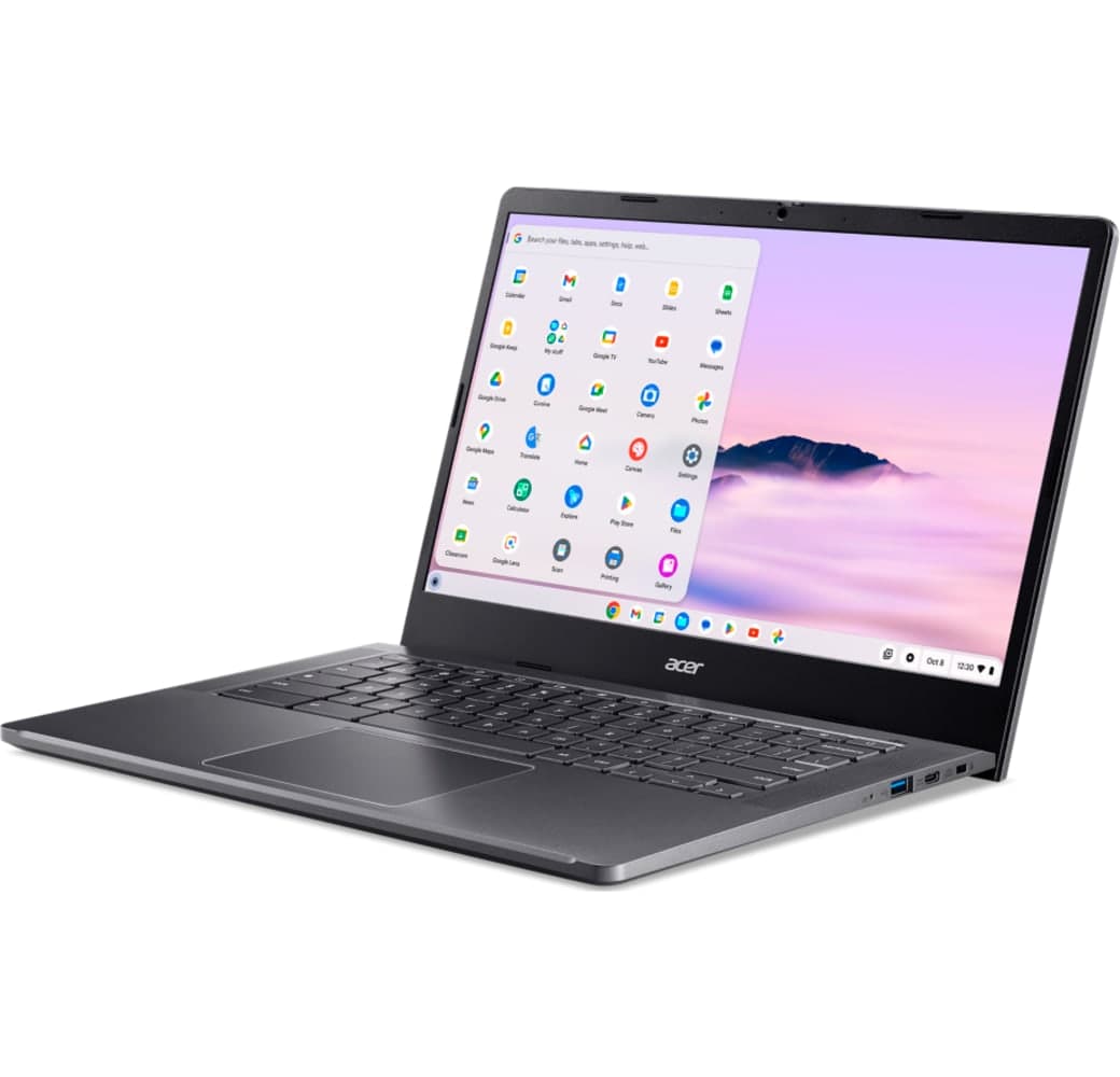 Black Acer Chromebook Plus 514 Laptop - Intel® Core™ i3-N305 - 8GB - 128GB - Intel® Intel® UHD Graphics.3