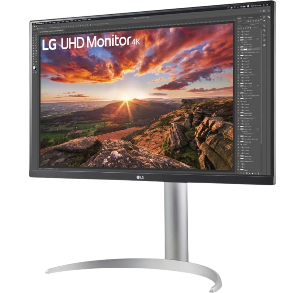 Black LG - 27" LG 27UP85NP-W 27" UHD 4K Monitor 27UP85NP-W.2