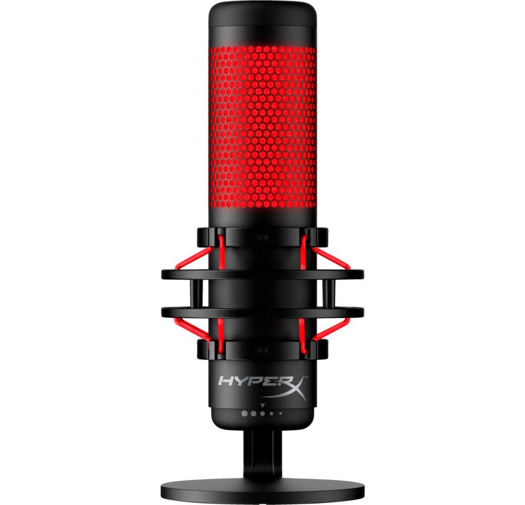 Black HyperX QuadCast USB Microphone.1