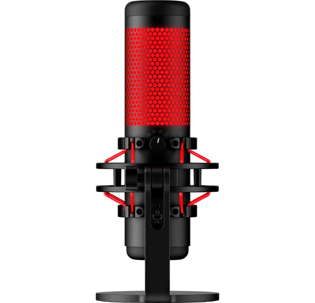 Black HyperX QuadCast USB Microphone.4