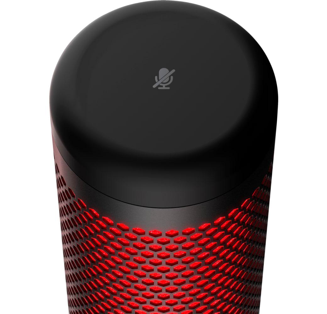 Black HyperX QuadCast USB Microphone.6
