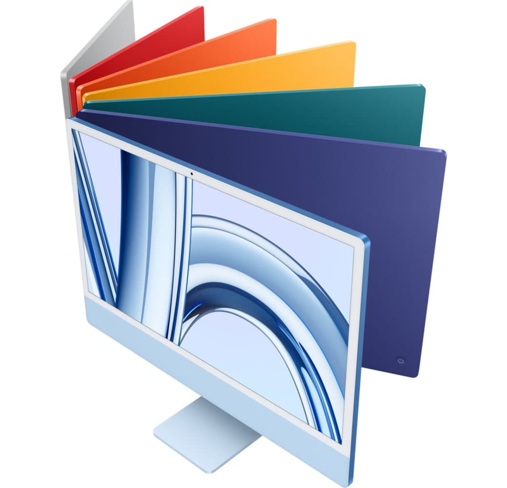 Blauw Apple iMac 24" All-in-One - Apple M3 - 8GB - 256GB SSD - Apple Integrated 10-core GPU.3