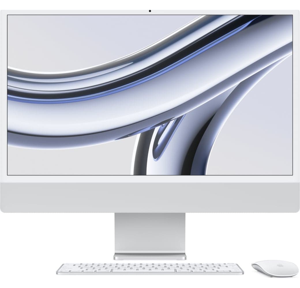 Zilver Apple iMac 24" All-in-One - Apple M3 - 8GB - 256GB SSD - Apple Integrated 10-core GPU.1