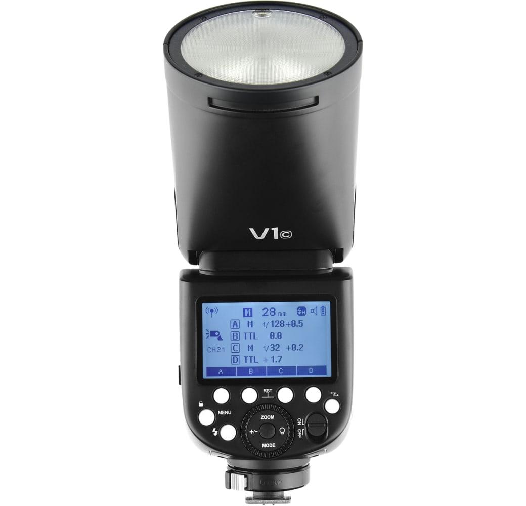 Zwart Godox Speedlite V1 Sony.6