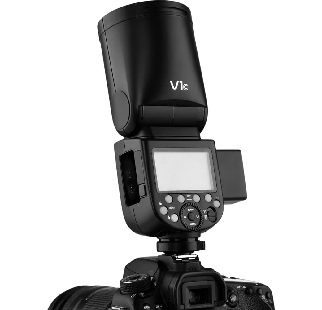 Zwart Godox Speedlite V1 Micro Four Thirds.3
