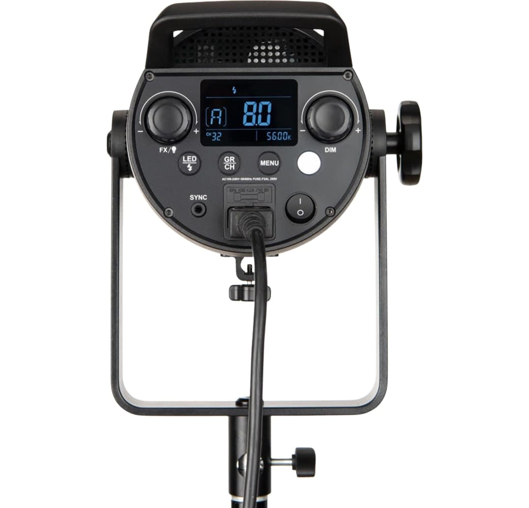 Black Godox FV150 High Speed Sync Flash/Daylight LED Monolight.3