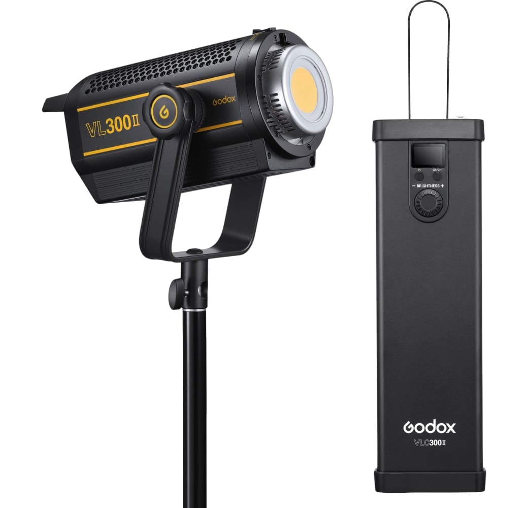 Black Godox VL300II Daylight LED Monolight.1