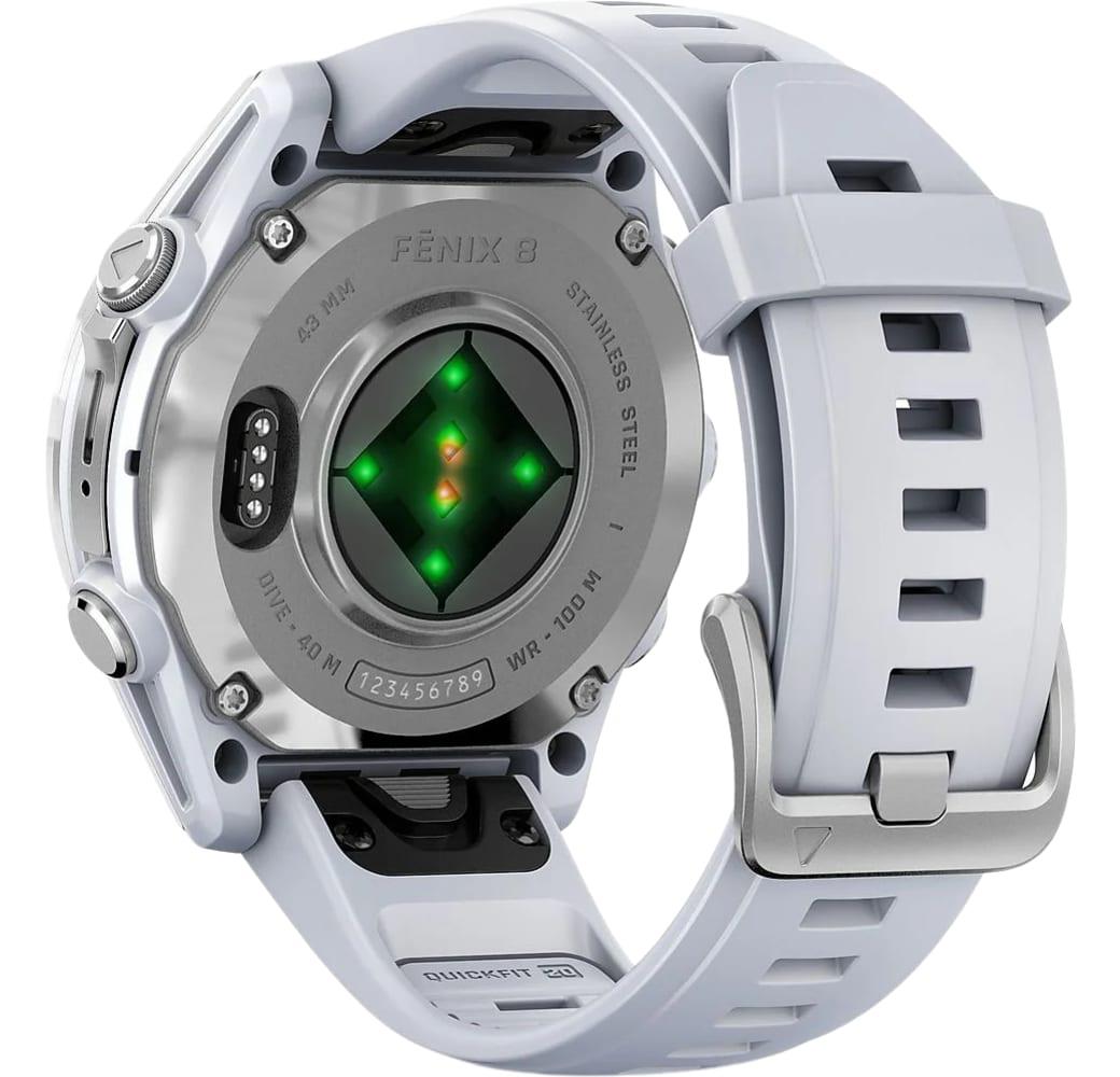 Silber Garmin Fēnix® 8 Smartwatch, Stainless Steel, 43mm.4