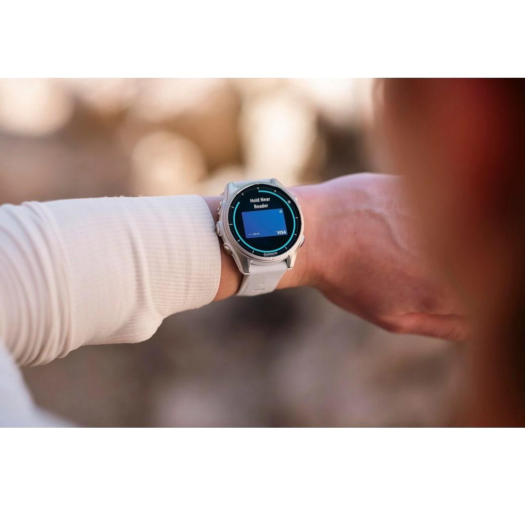 Silber Garmin Fēnix® 8 Smartwatch, Stainless Steel, 43mm.5