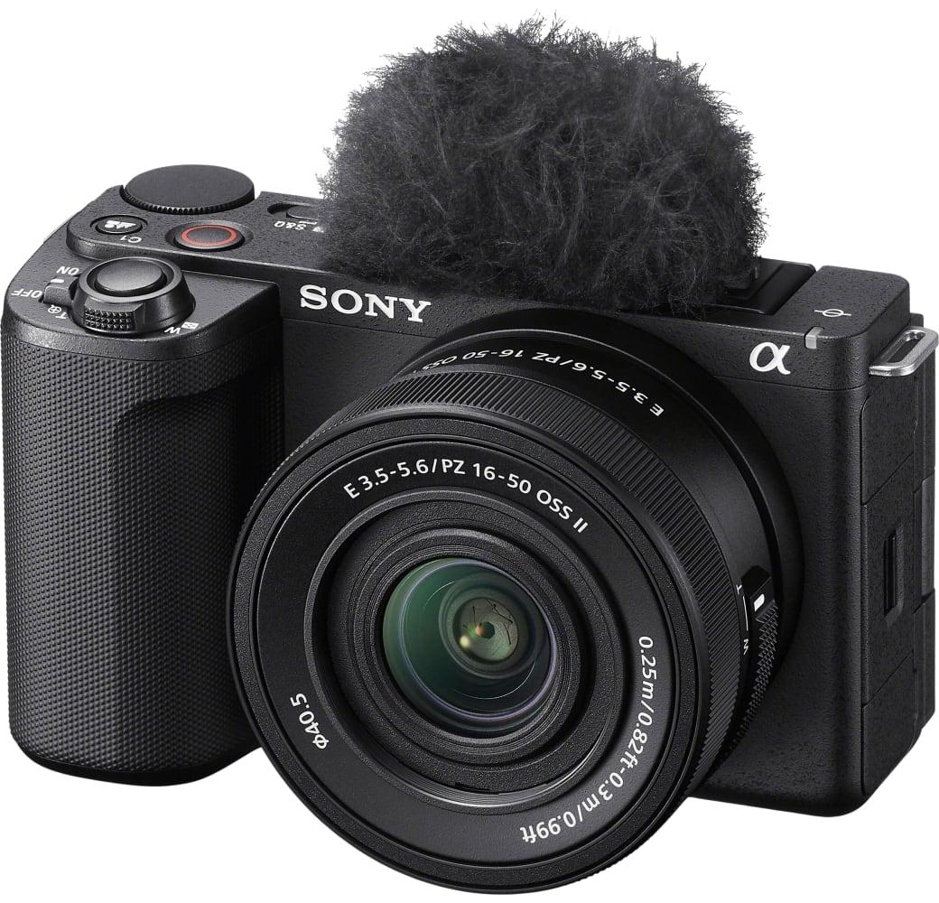 Negro Sony ZV-E10 II Mirrorless Camera with 16-50mm Lens.1