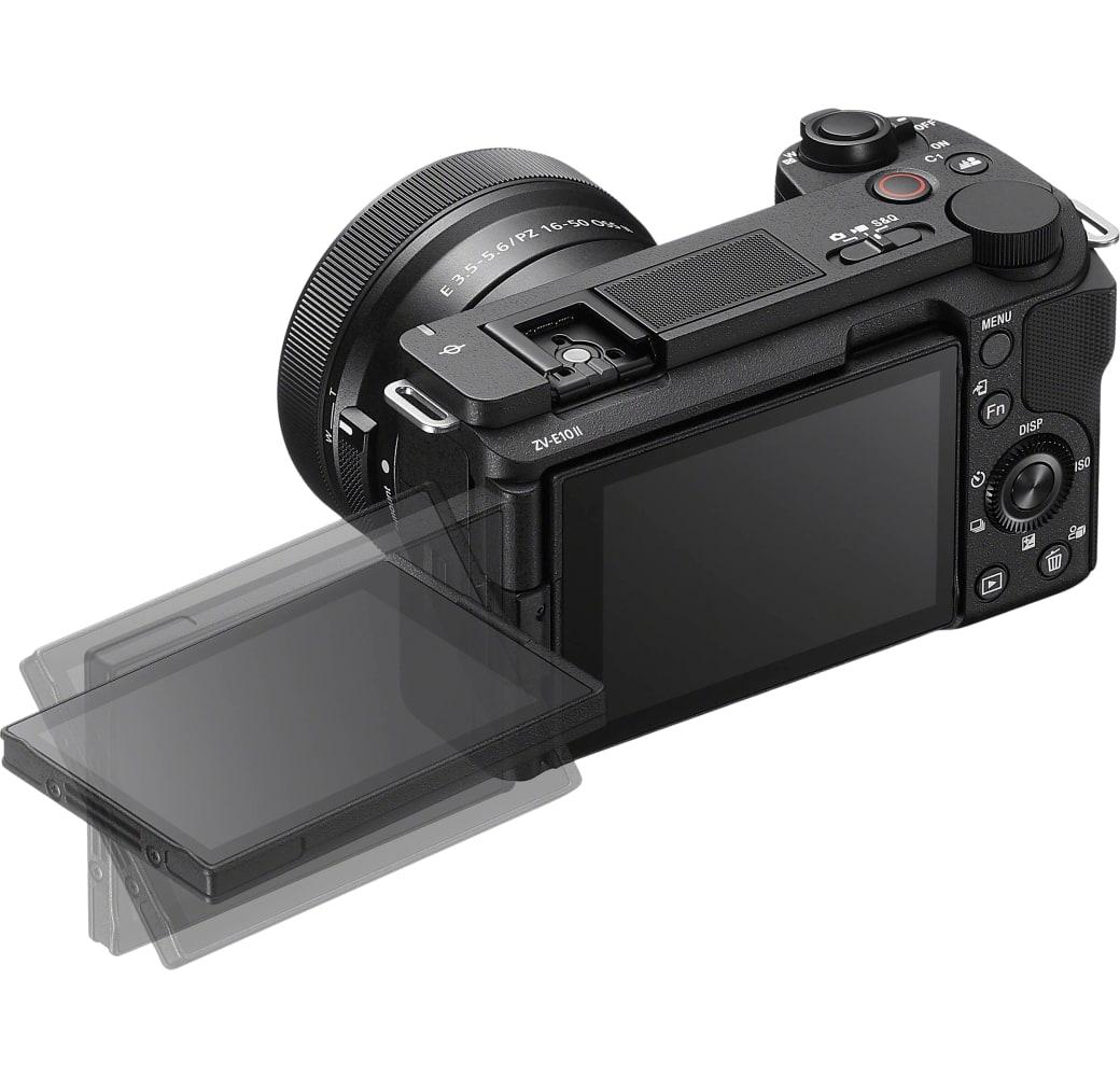 Negro Sony ZV-E10 II Mirrorless Camera with 16-50mm Lens.3