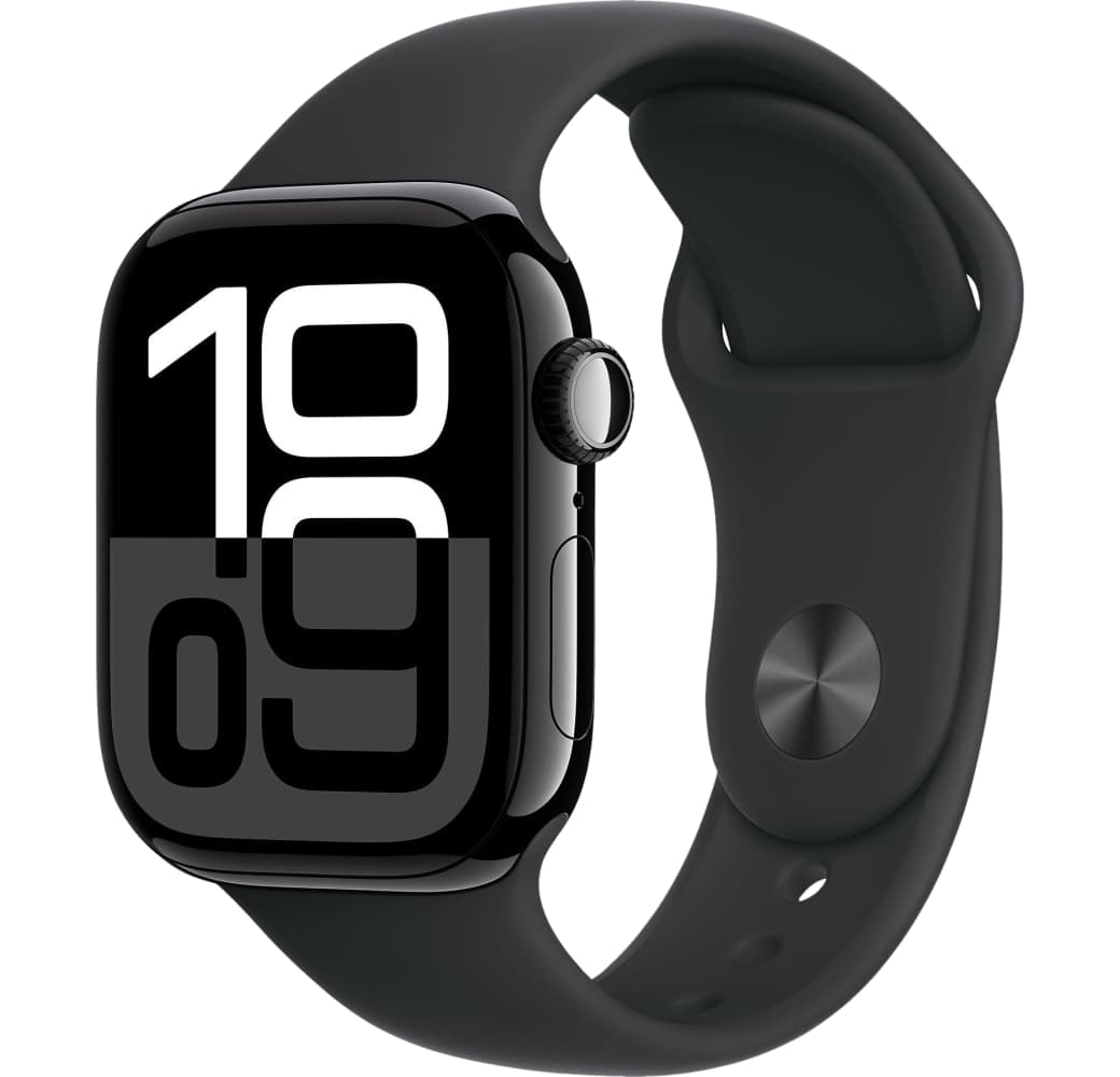 Schwarz Apple Watch Series 10 GPS + Cellular, Aluminiumgehäuse, 42 mm.1