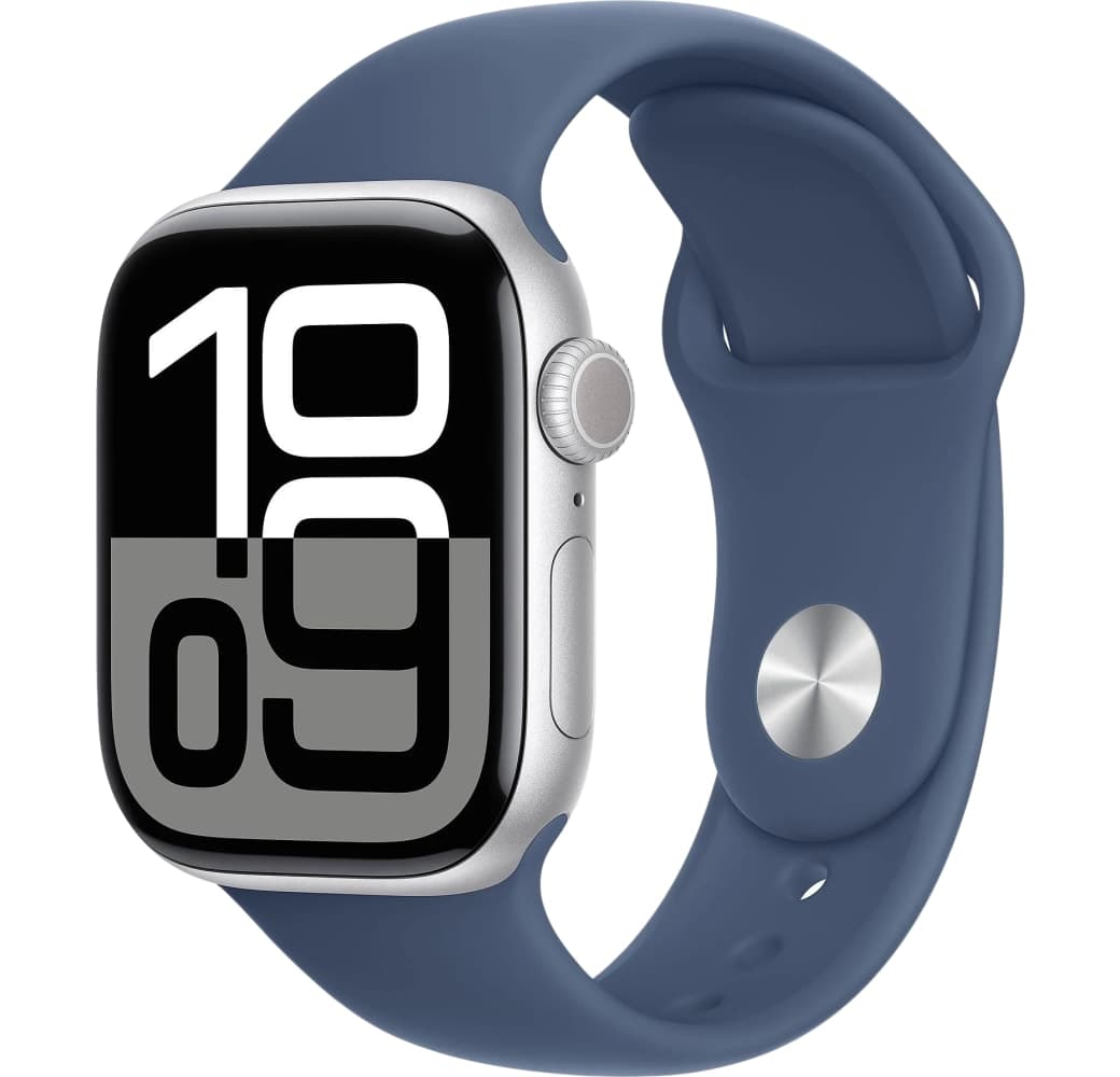 Azul denim Apple Watch Series 10 GPS + Cellular, caja de aluminio, 46 mm.1