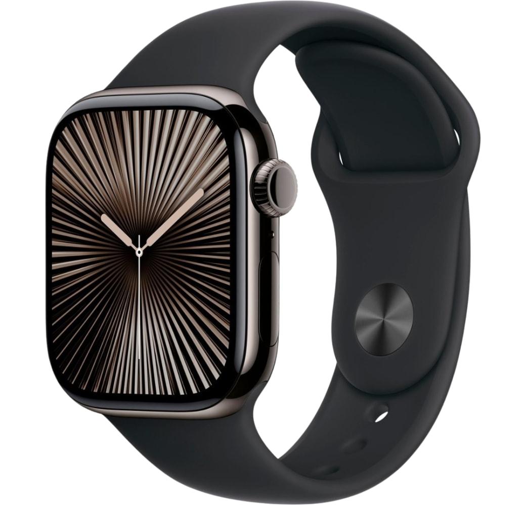 Slate Apple Watch Series 10 GPS + Cellular, Titanium Case, 46mm.1