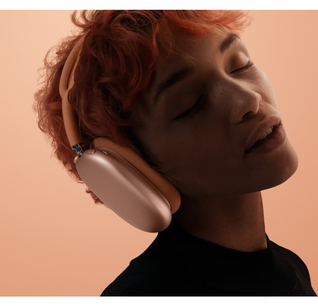 Orange Apple Airpods Max with USB-C Over-ear Bluetooth Headphones.5