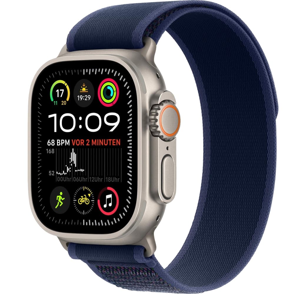 Marineblauw Apple Watch Ultra 2 GPS + mobiel, titanium kast, 49 mm.1