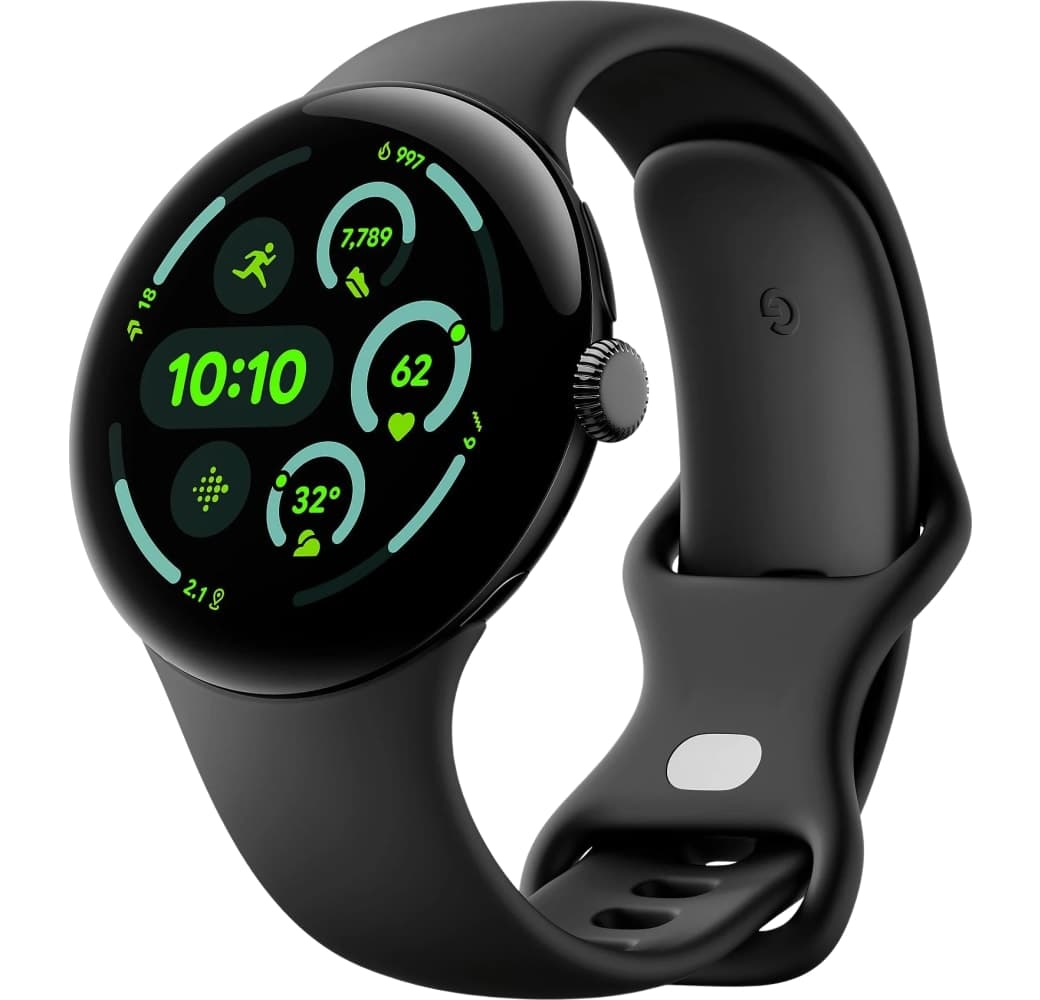 Obsidian Google Pixel Watch3 Smartwatch, Aluminium Case, 41mm.1