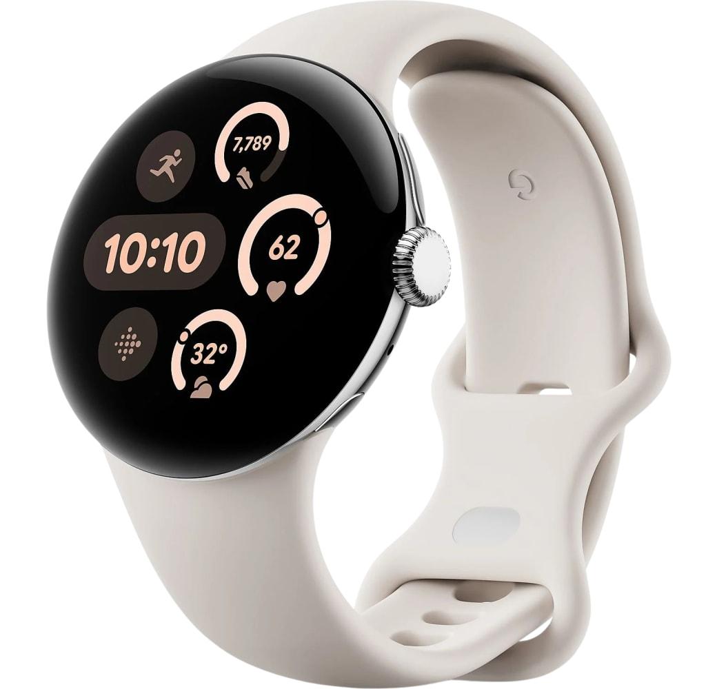 Porcelain Google Pixel Watch3 Smartwatch, Aluminium Case, 41mm.1